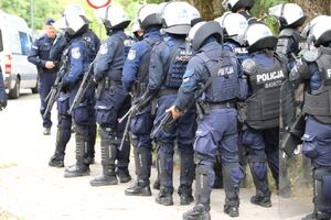 Świętokrzyscy policjanci zabezpieczali mecz