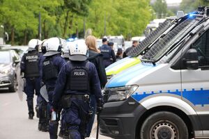 Świętokrzyscy policjanci zabezpieczali mecz