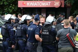 Świętokrzyscy policjanci zabezpieczali mecz