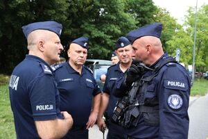 Świętokrzyscy policjanci zabezpieczali mecz