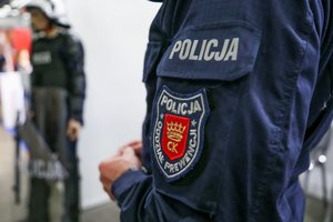 Policjanci na XXI Ogólnopolskich Targach Pracy