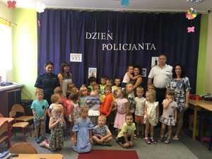 Spotkanie z przedszkolakami z okazji Święta Policji