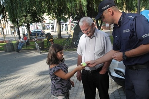 Finał akcji „Rower Pomaga” z włoszczowskimi policjantami
