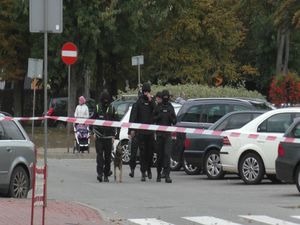 Bomba w urzędzie miasta