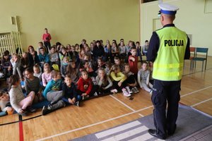 Policjanci w trakcie działań