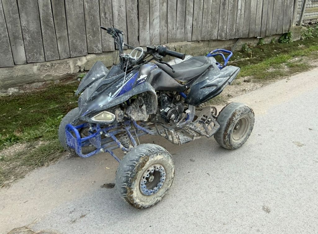 Nietrzeźwy mężczyzna prowadził quad w Goznie