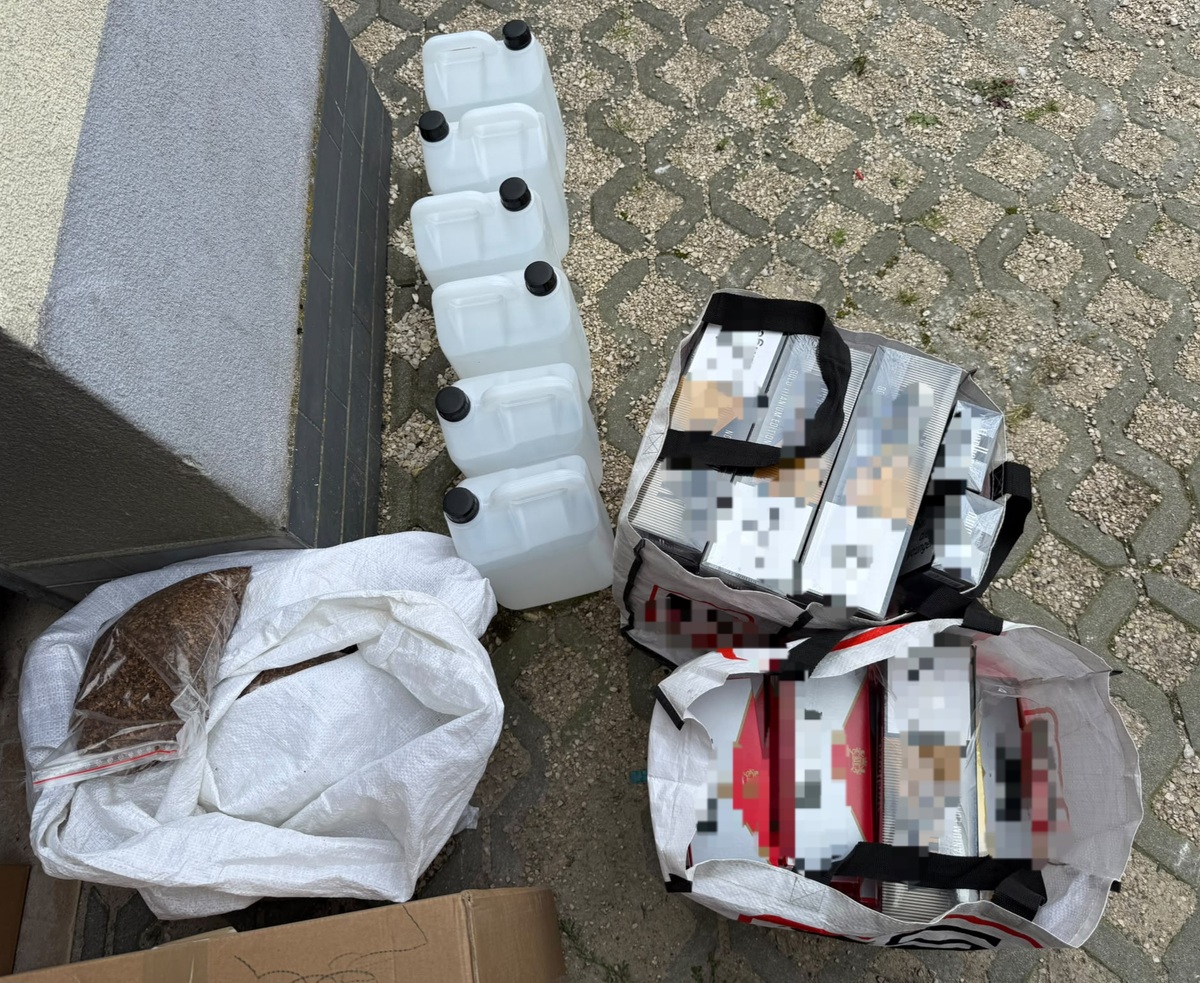 Policja z Włoszczowy przejęła nielegalne wyroby tytoniowe i alkohol